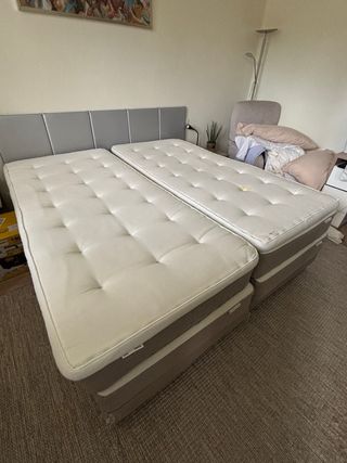 2 camas 90x 200 Modelo Ikea Base+Matteraso