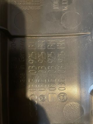 Tapa motor Audi A3 8p 1.9TDI