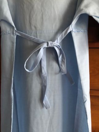 camisón señora azul celeste