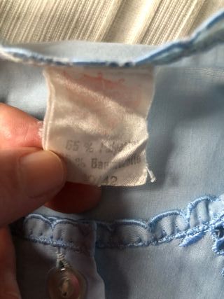 camisón señora azul celeste