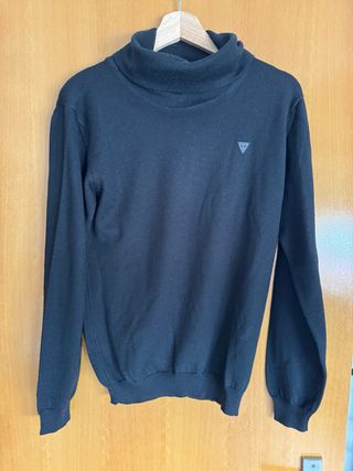 Camisola Gola Alta Guess Preta