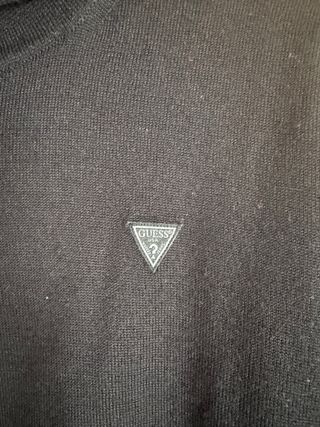 Camisola Gola Alta Guess Preta