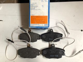 Pastillas de freno delanteras,Citroën ZX Turbo Ds.