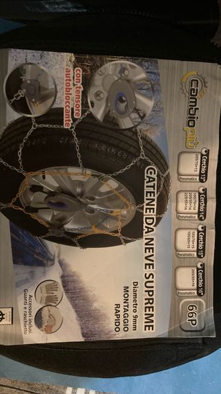 Catene neve 9mm NUOVE 66P omologate