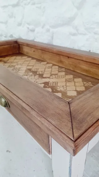 Mesa de centro madera maciza estilo rústico – rest