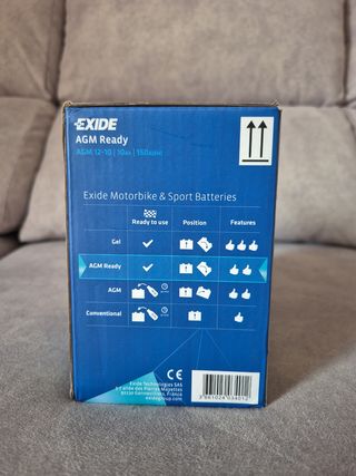 Batería de moto AGM 12V 10AH