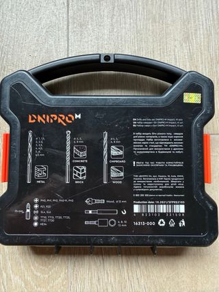 Taladro Dnipro-M 20V + Batería + Maletín