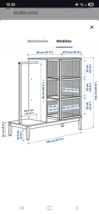 Mueble Bambú Nórdico IKEA