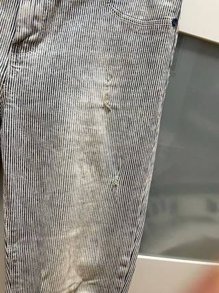 Pantalón rayas Stradivarius azul/blanco