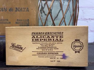 3 Cajas Antiguas Turrón  Jijonenca y Trufas