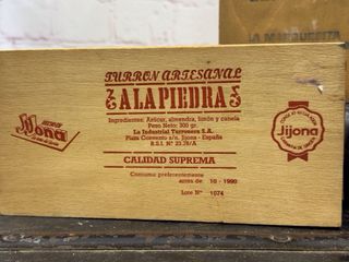 3 Cajas Antiguas Turrón  Jijonenca y Trufas