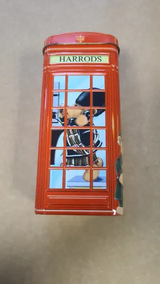 Porta monete in metallo Harrods anni 90