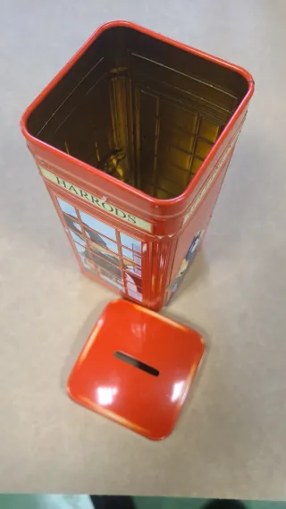 Porta monete in metallo Harrods anni 90