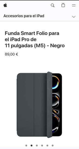 Custodia Apple Smart Folio per iPad Pro da 11 pollici (M5) - nera