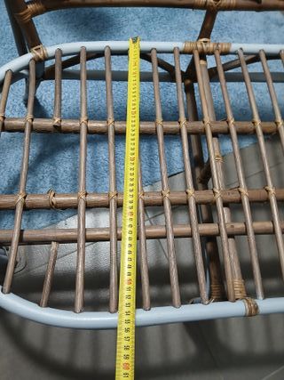 Divanetto Poltrona 2 Posti in Bambù e Rattan Vint