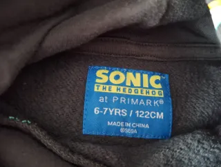 Sudadera niño Sonic