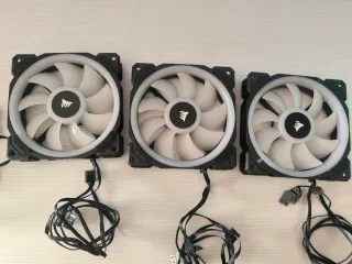 Ventiladores ll120 corsair.pqck de 3 ventiladores