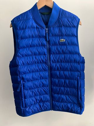 Chaleco azul lacoste