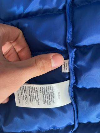 Chaleco azul lacoste