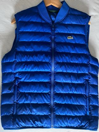 Chaleco azul lacoste