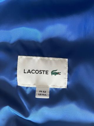 Chaleco azul lacoste