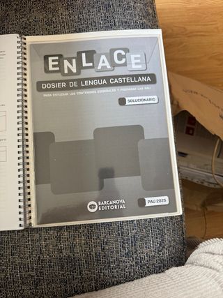 Enlace. Dosier de Lengua castellana. Bachillera...