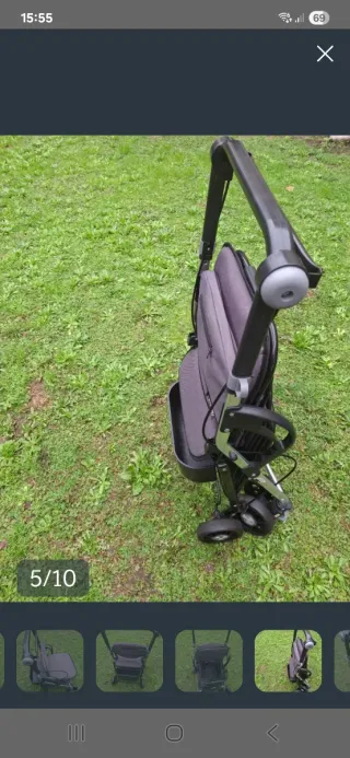 Carrito andador plegable