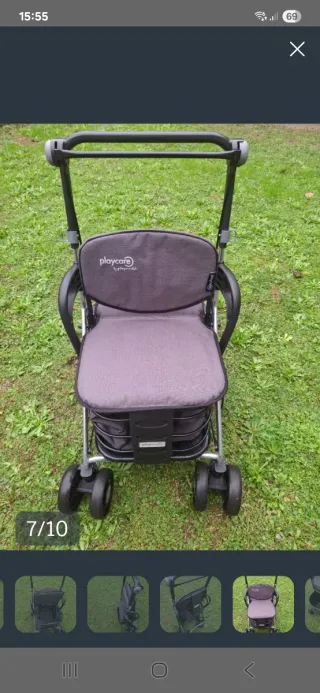 Carrito andador plegable