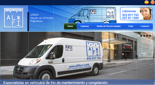 Alquiler de furgoneta frigorífica