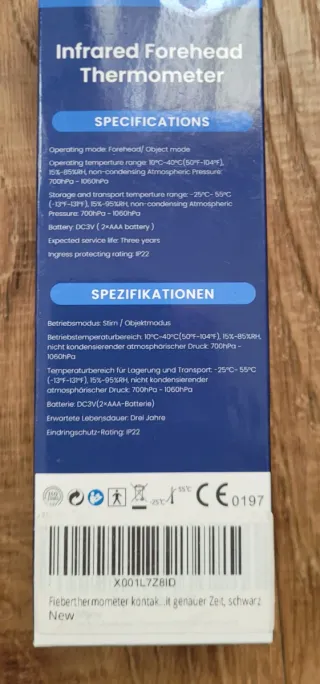 Termometro ad infrarossi fermometer