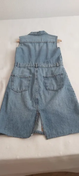 Vestido vaquero sin mangas,para verano