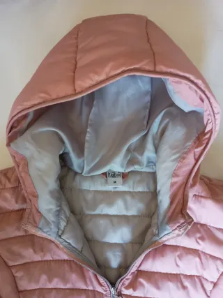 Chaquetón acolchado rosa
