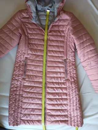 Chaquetón acolchado rosa