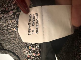 Chaqueta Tweed Gris Renatta&Go Old Money