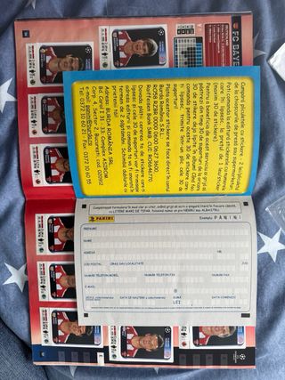 Álbum Champions League 2010-2011- completado 100%