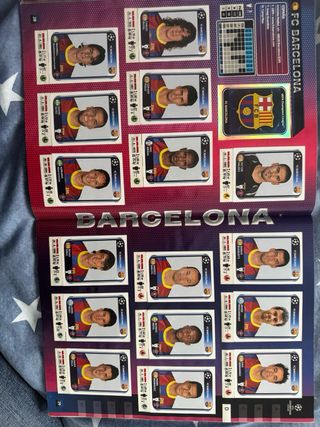 Álbum Champions League 2010-2011- completado 100%