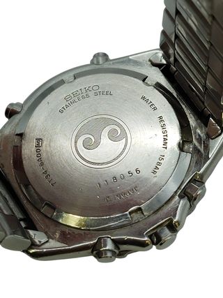 RELOJ DE CUARZO SEIKO FLIGHTMASTER 7T34-6A00 CRONÓGRAFO