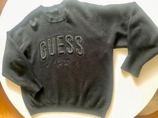 Suéter color negro Guess Talla XL