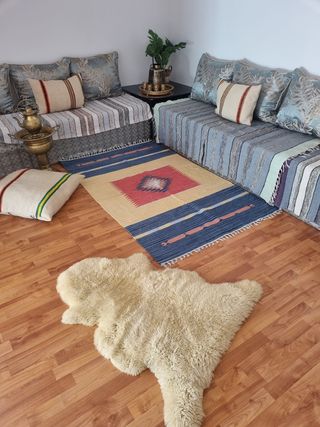 Tappeto kilim fatto a mano con cottone