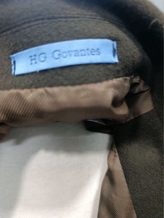 Abrigo marrón mujer