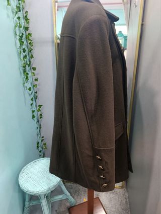 Abrigo marrón mujer