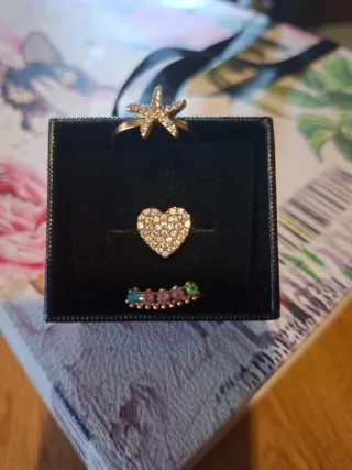 Pack tres anillos acero