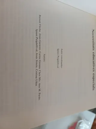 Necessitats educatives especials.