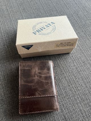Cartera Billetera Privata marrón