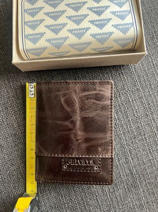 Cartera Billetera Privata marrón