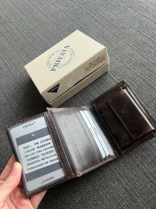 Cartera Billetera Privata marrón