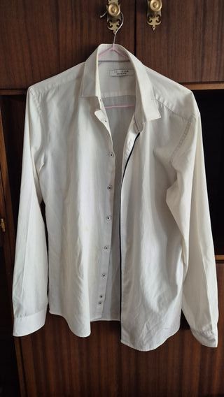 Camisa Vestir Hombre Celio Club Blanca