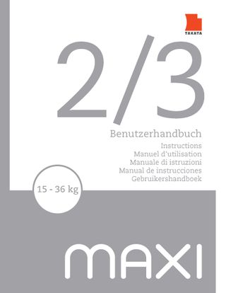 Silla Coche Takata Maxi Grupo 2/3