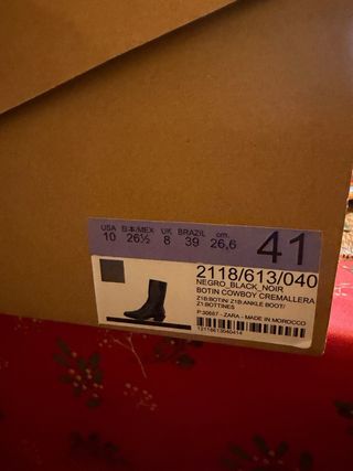 Botin de piel zara nuevo