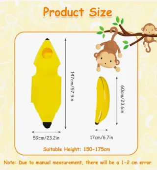 Disfraz de plátano + Hinchable platano